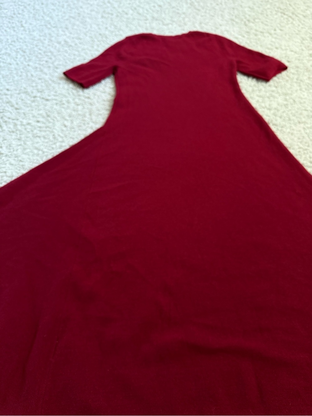 Banana Republic Natales Wool Sweater Dress, Burgundy Size S - Picture 11 of 12